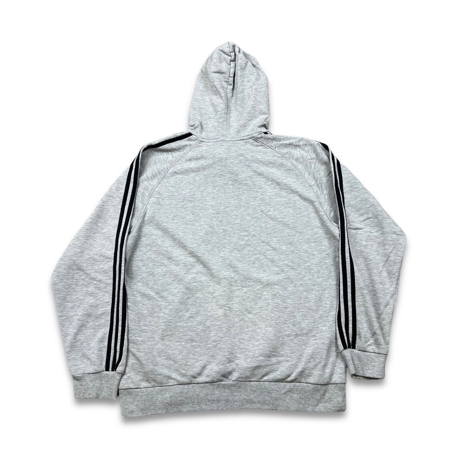 Adidas × Vintage Adidas Hoodie XL Stripe Spell Out Pullover Hood Sweatshirt Size US XL / EU 56 / 4 - 3 Thumbnail