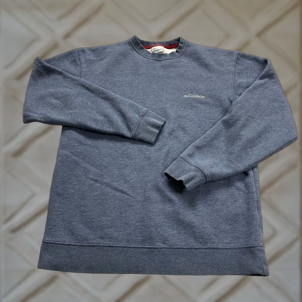 Vintage Columbia Sweatshirt Mens Medium Blue Crew Neck Fleece Pullover Outdoor Active All Seasons Size US M / EU 48-50 / 2 - 1 Thumbnail
