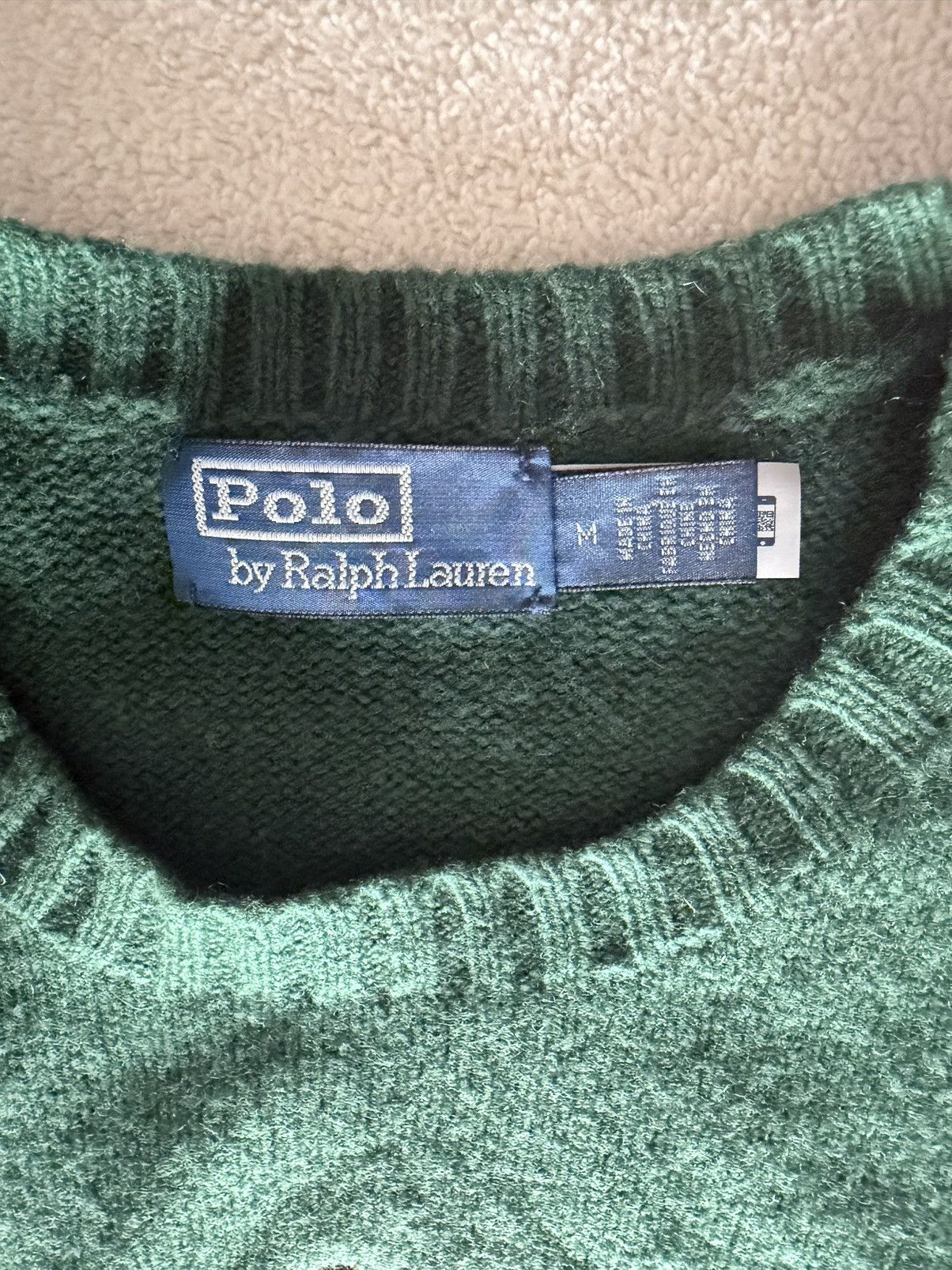 Polo Ralph Lauren Polo Bear Sweater in Wool/Cashmere Green Medium Size US M / EU 48-50 / 2 - 4 Thumbnail