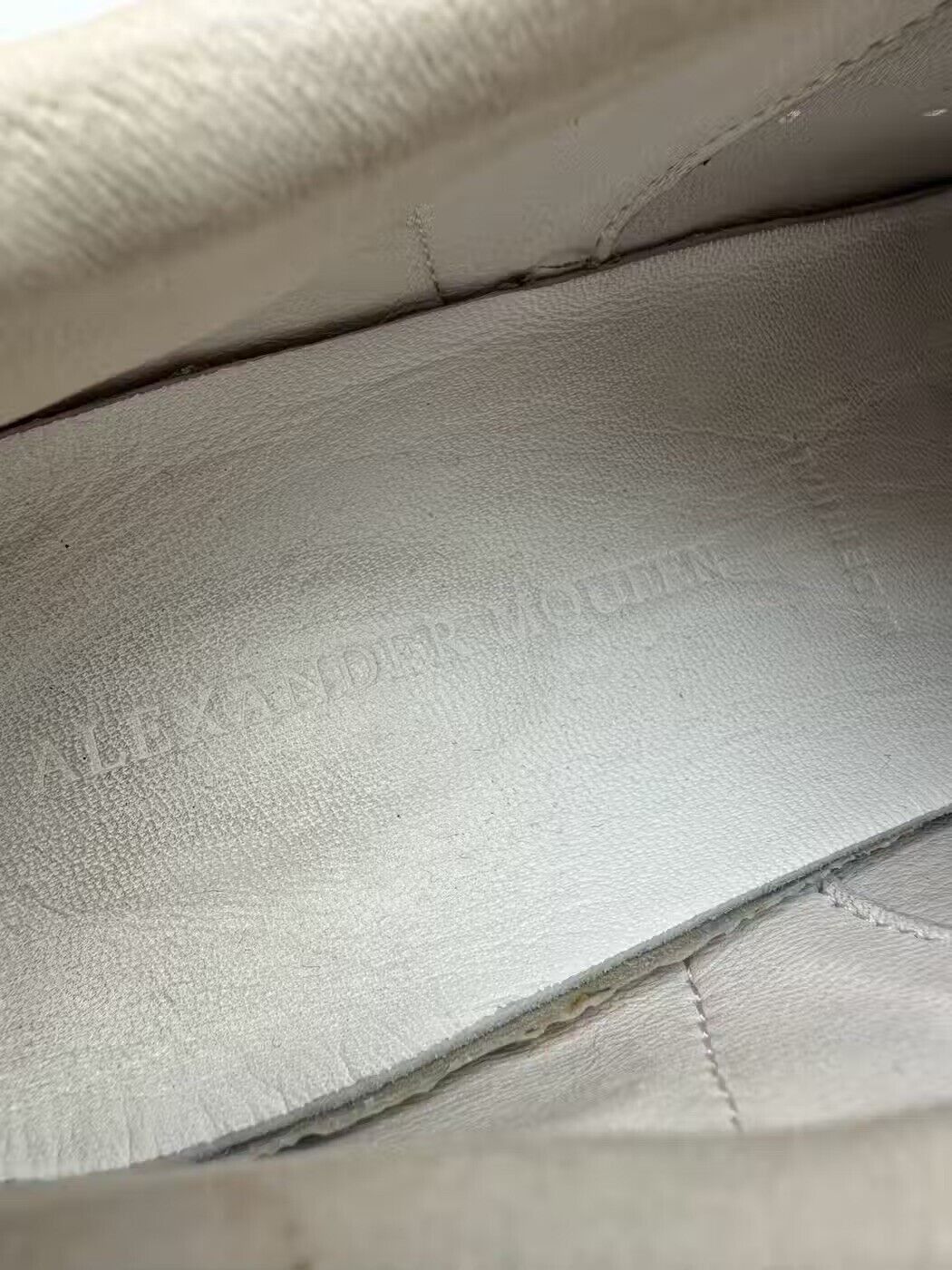 Alexander McQueen Alexander McQueen Oversized Leather Sneakers (B127) Size US 7 / IT 37 - 13 Thumbnail
