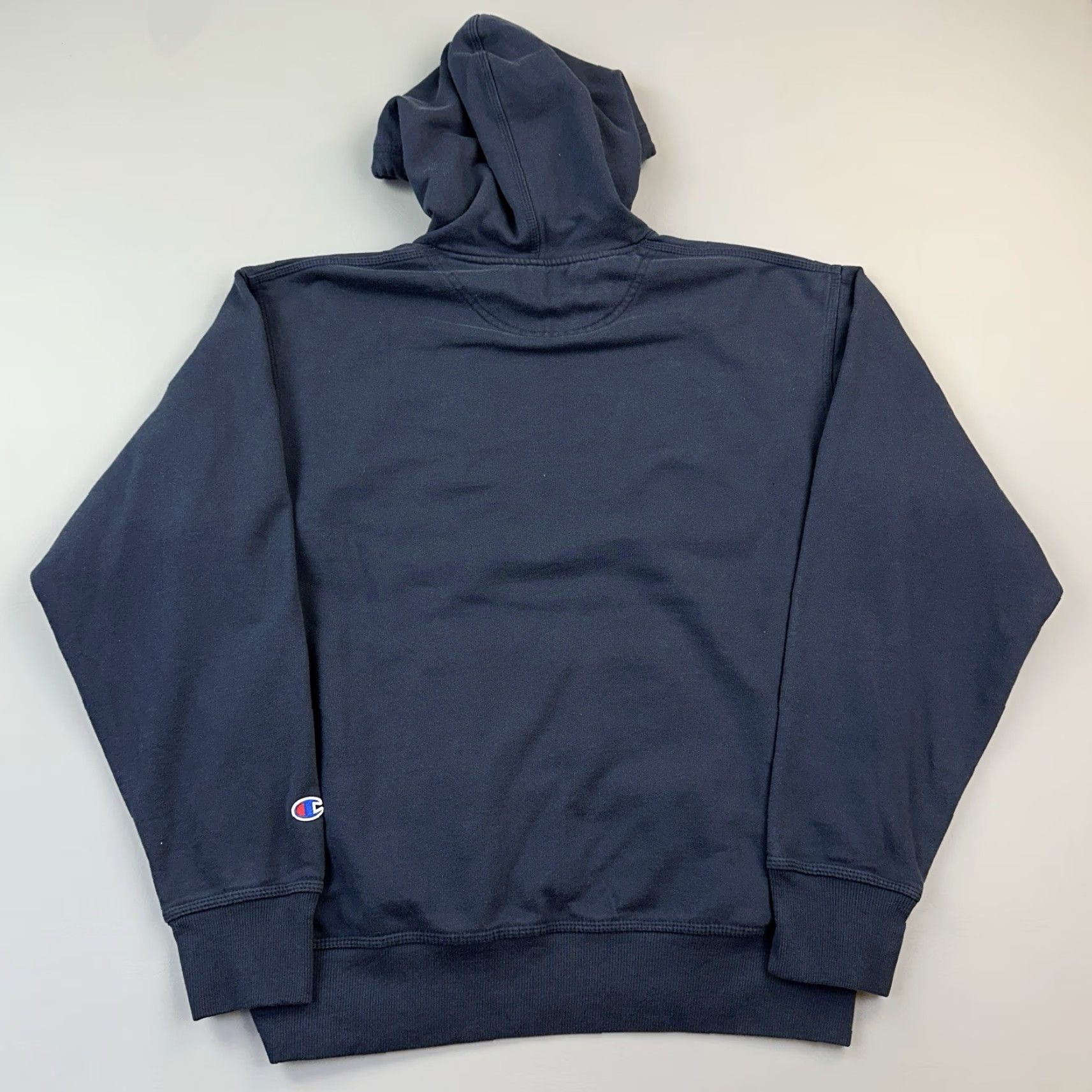 Champion Champion Hoodie Mens Large Navy Embroidered Logo Pullover Size US L / EU 52-54 / 3 - 7 Thumbnail