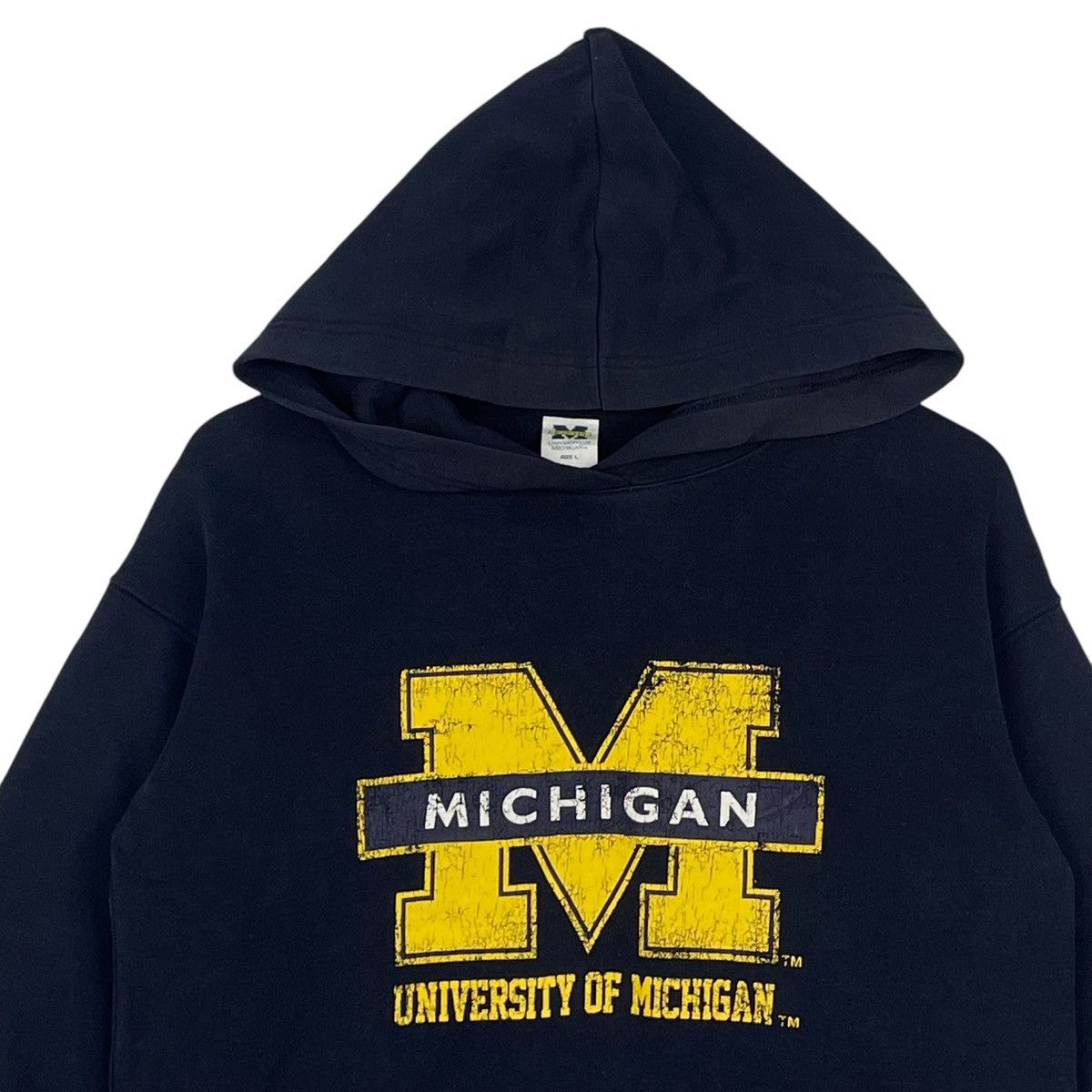 Vintage Vintage University Of Michigan States hoodie Navy Blue Size US L / EU 52-54 / 3 - 4 Thumbnail