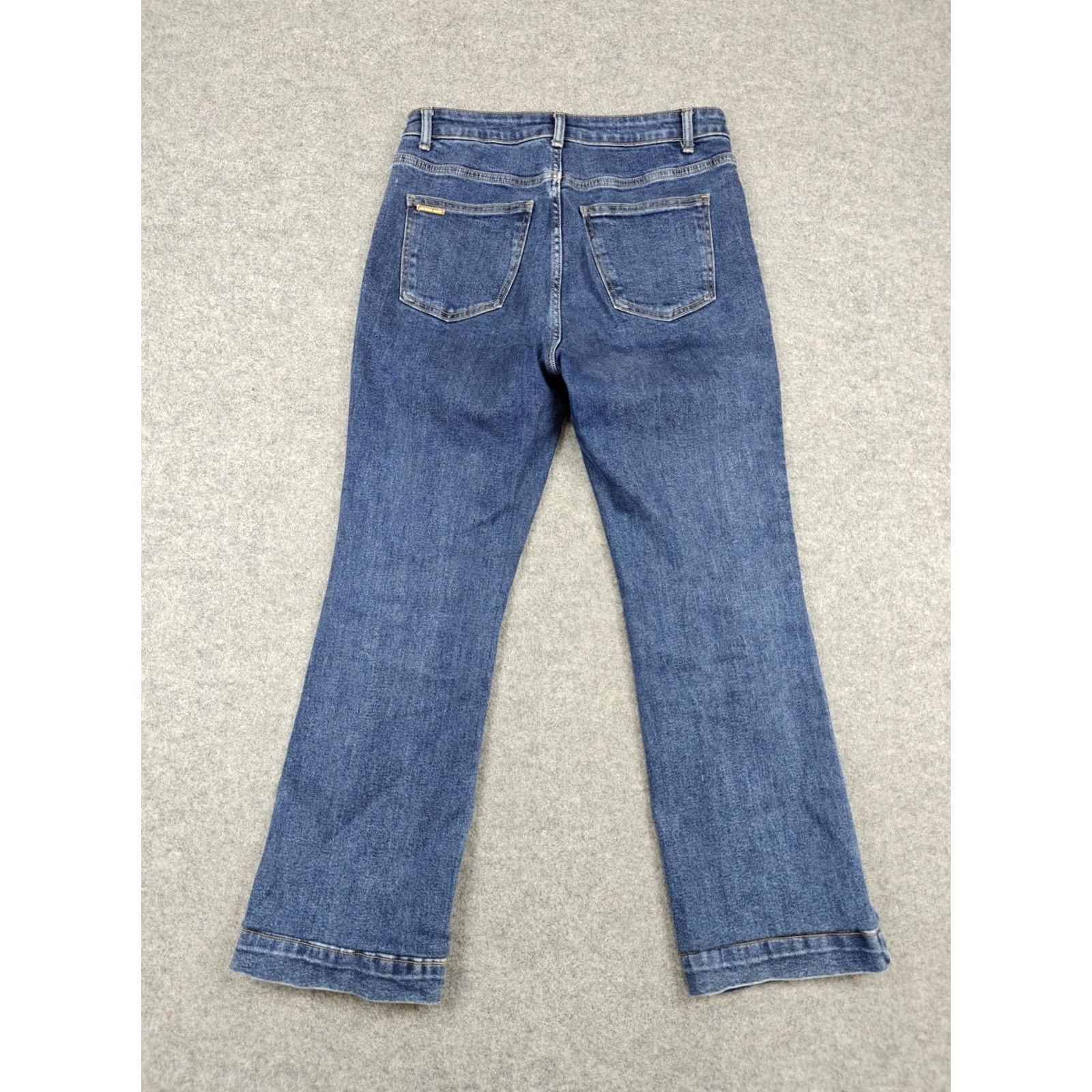 Michael Kors Michael Kors Jeans Womens 8 Blue Medium Wash High Rise Bootcut Stretch Denim Jeans Size 30" / US 8 / IT 44 - 7 Thumbnail