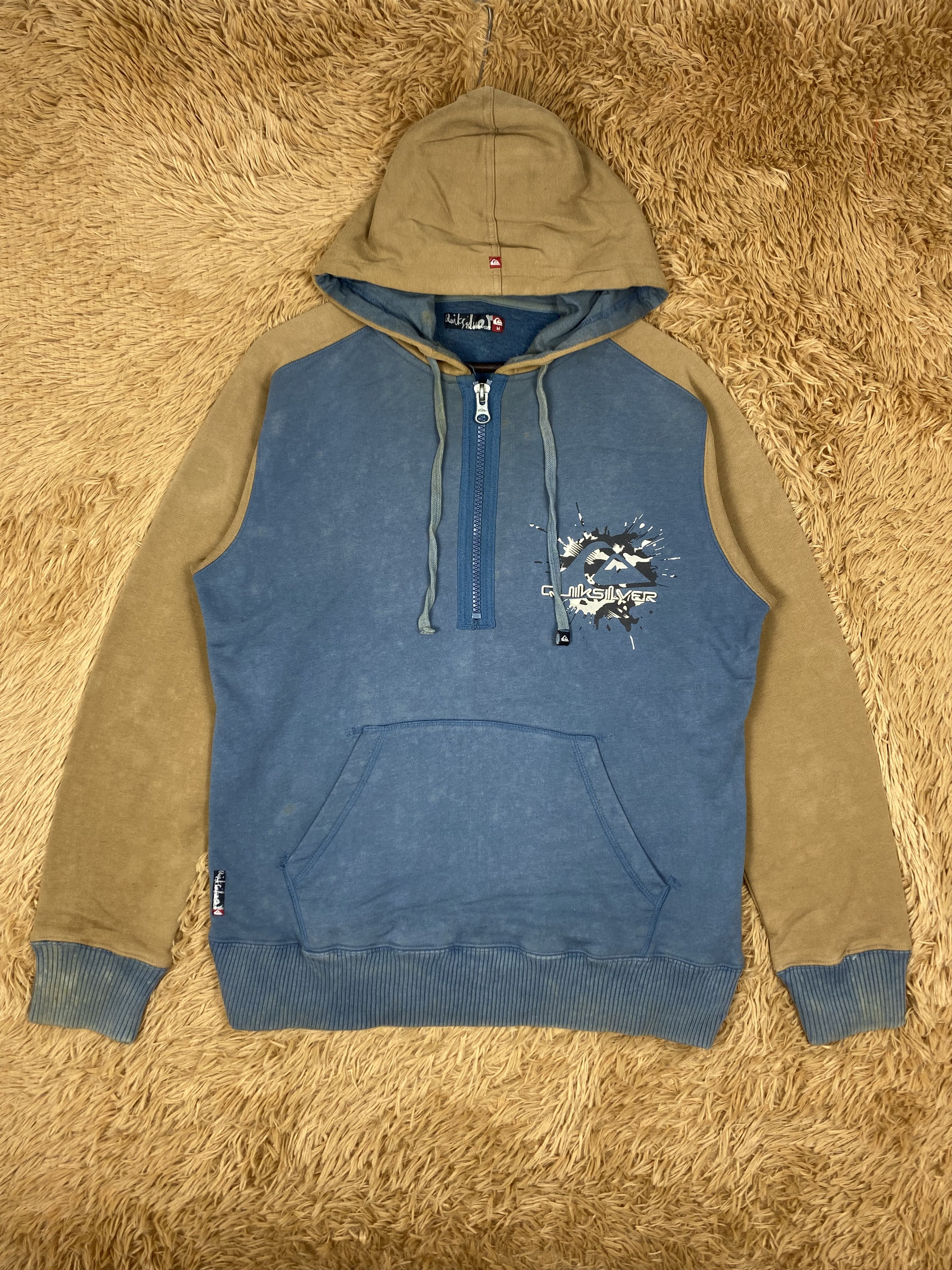 Quiksilver Vintage Quiksilver Halfzipper Hoodies Jacket DJ0878 Size US M / EU 48-50 / 2 - 1 Thumbnail