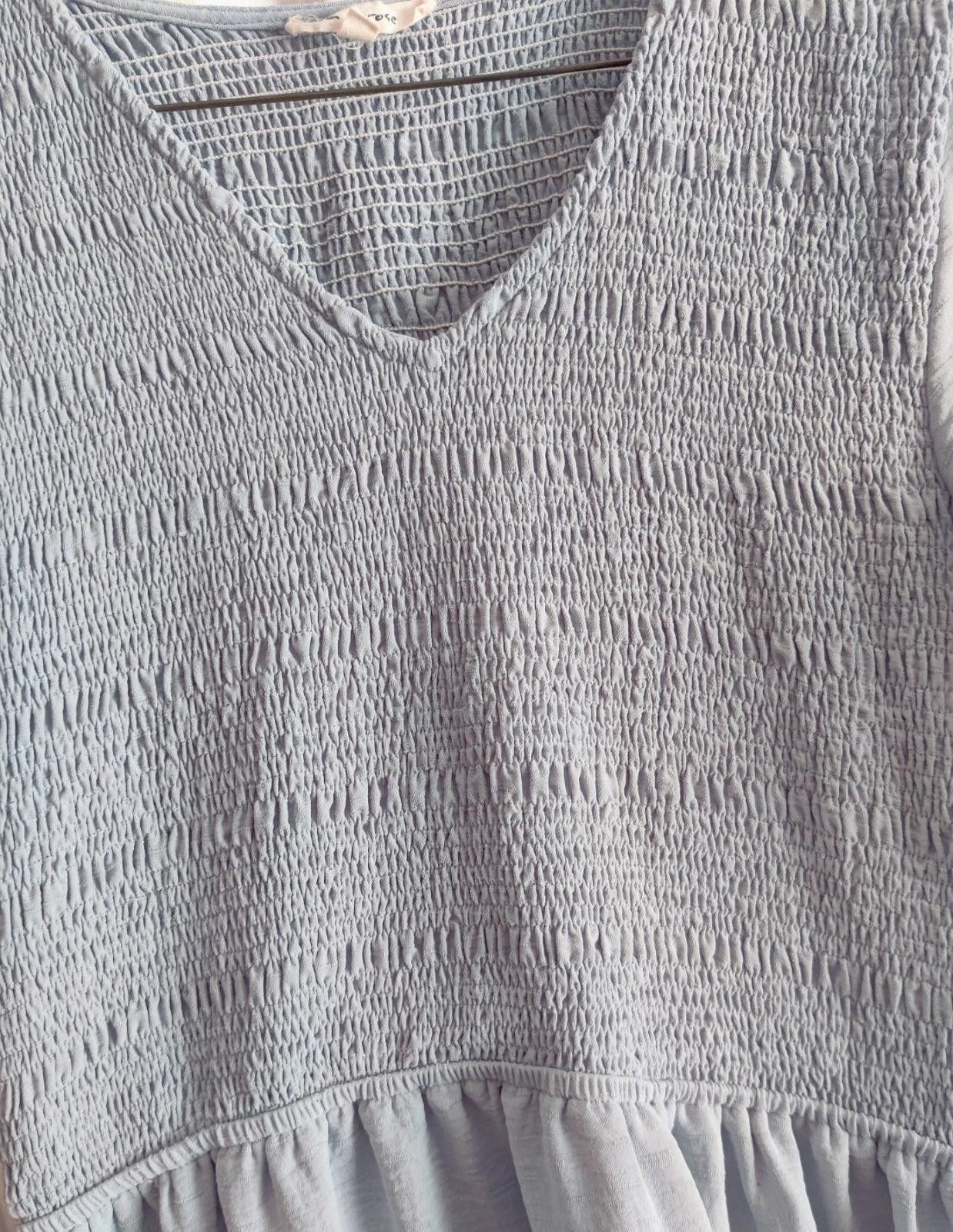 Other Tea n Rose Baby Blue Smocked Scallop Dress Womens Small S Sm Size S / US 4 / IT 40 - 7 Thumbnail