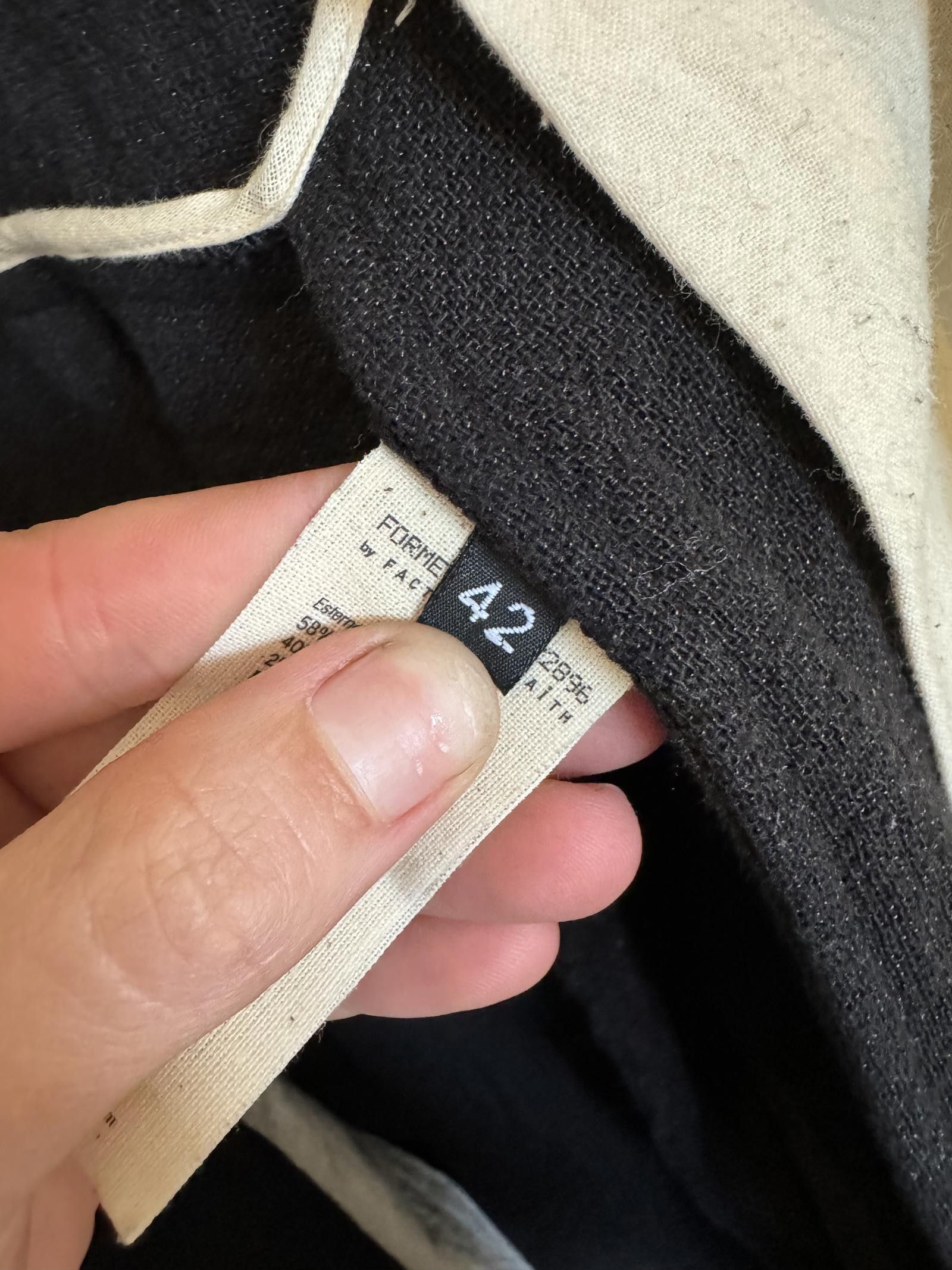 Designer Formed Expression Coat. Very Unique. Tie Waist. UK 12. Black Size M / US 6-8 / IT 42-44 - 8 Thumbnail