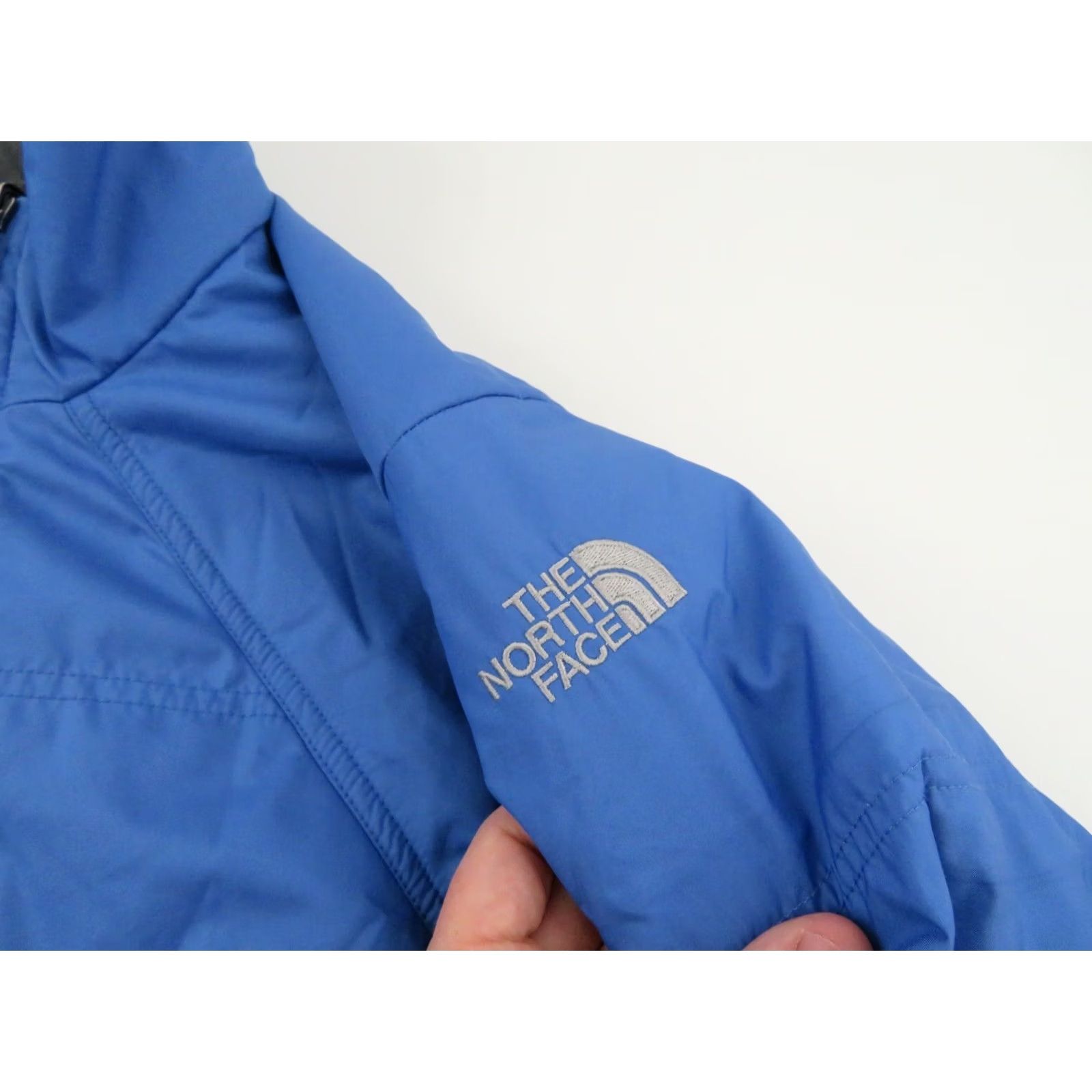 The North Face VINTAGE The North Face Jacket Womens M Blue Windbreaker Coat Rain Shelled Insulated 90s College Logo Zipper Jacket Mens Womens Girls Size M / US 6-8 / IT 42-44 - 5 Thumbnail
