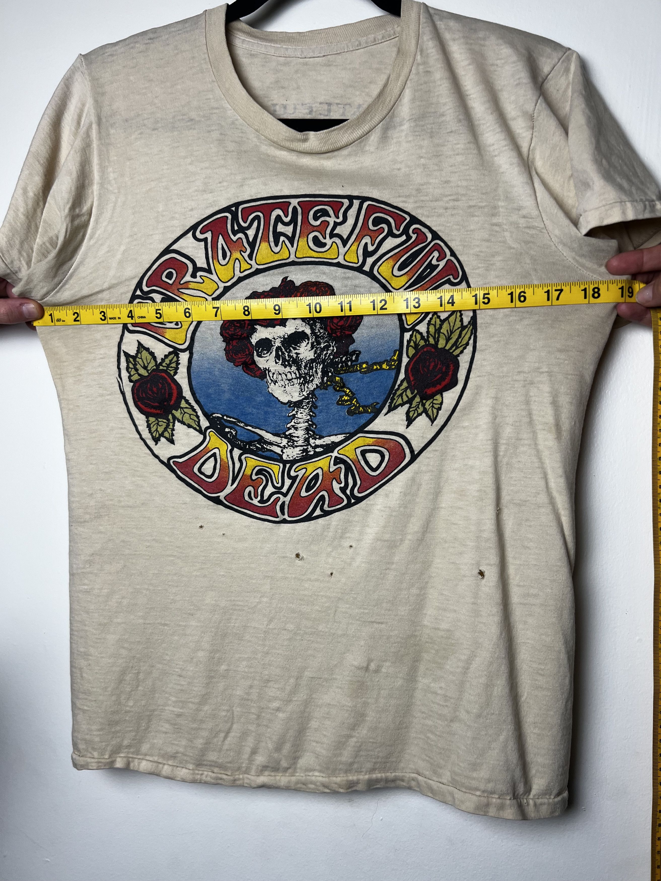 Grateful Dead Vintage 1975 Grateful Dead Garris Graphic Band T-shirt Size US S / EU 44-46 / 1 - 13 Thumbnail
