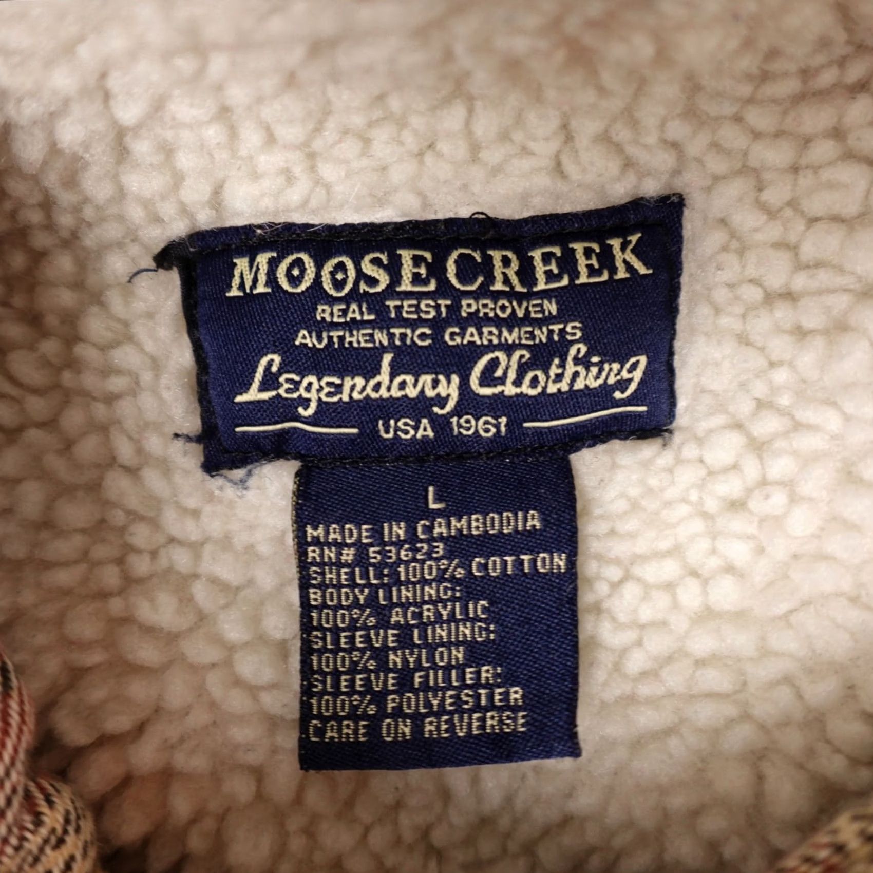 Vintage VINTAGE Moose Creek Jacket Mens L Red Plaid Flannel Lined Shacket Hiking Size US L / EU 52-54 / 3 - 2 Thumbnail