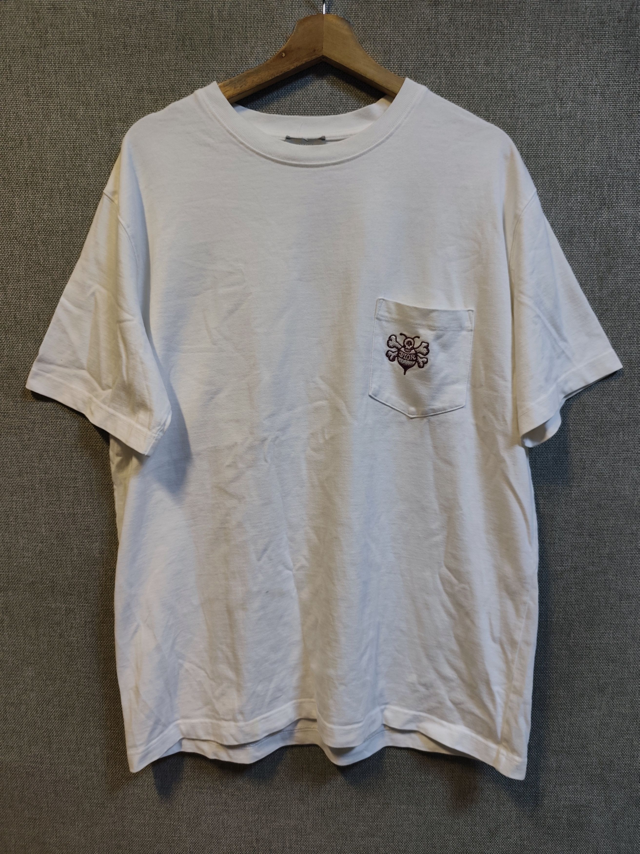 Dior Dior x Shawn Stussy Bee White T-Shirt Size US L / EU 52-54 / 3 - 1 Thumbnail