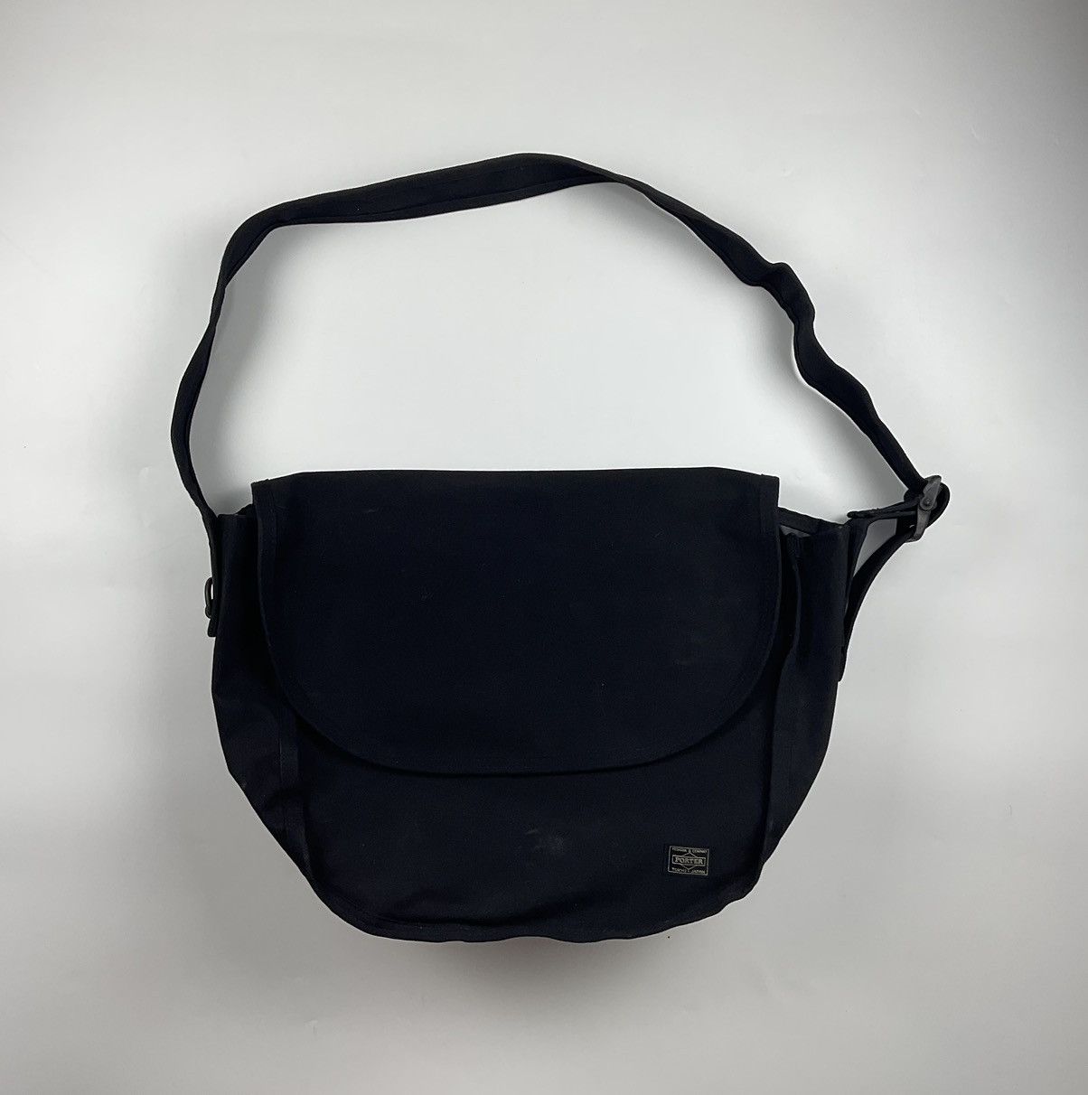 image of Porter Large Messenger Bag in Black, Men's