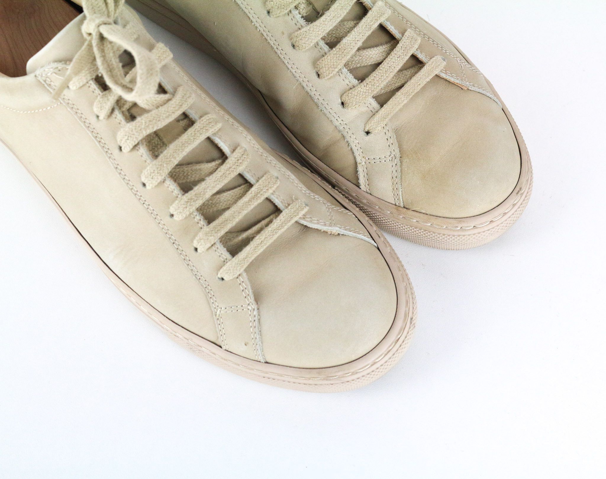 Suitsupply EU42 Light Brown Beige Leather Laced 72744 Size US 9 / EU 42 - 7 Thumbnail