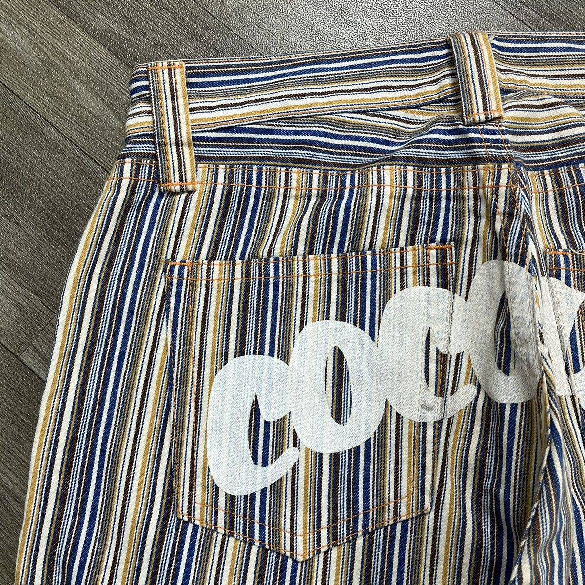 Japanese Brand 2000s Japanese Cocolulu Printed Striped Pants Size US 30 / EU 46 - 5 Thumbnail
