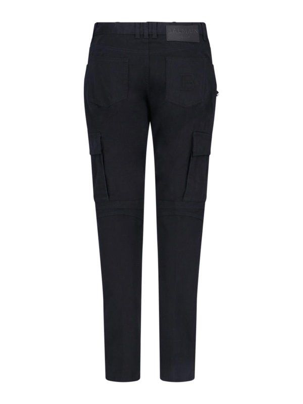 Balmain o1y0426 Cargo Pant in Black Size US 30 / EU 46 - 4 Thumbnail