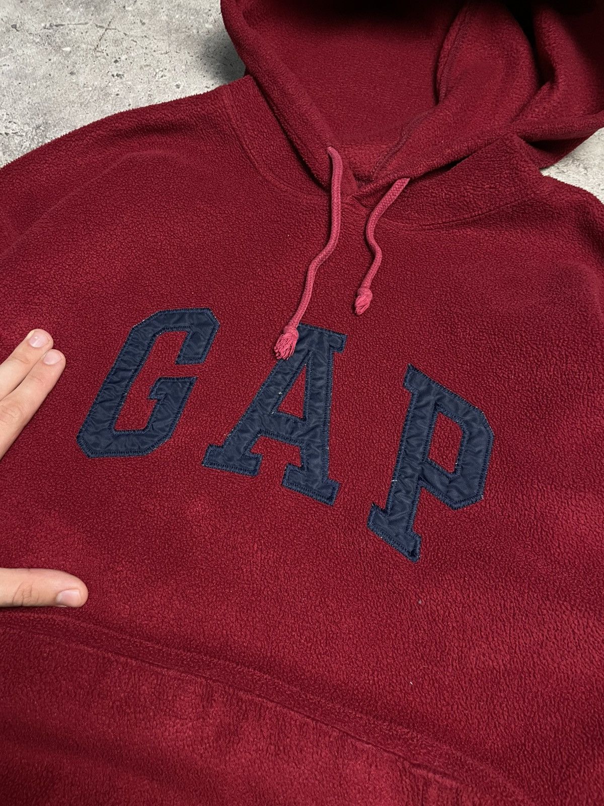 Gap Vintage Gap Teddy Hoodie Fleece Size US L / EU 52-54 / 3 - 3 Thumbnail