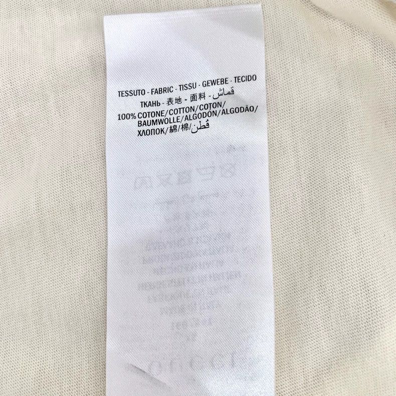 Gucci Gucci Logo rabbit print round-neck beige cotton short-sleev Size US XS / EU 42 / 0 - 7 Thumbnail