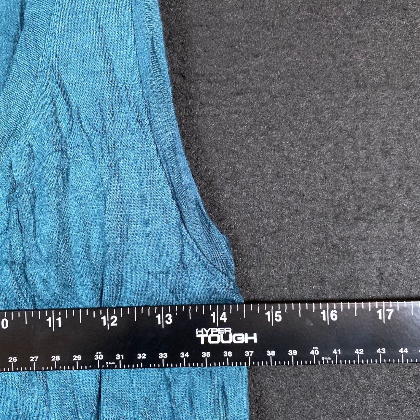 Vintage KNox Rose Womens Blouse Teal Sleeveless U Neck Lace Tank Stretch XS Shirt Womens XS Teal Lace Blouse Boho Casual Workwear Size XS / US 0-2 / IT 36-38 - 6 Thumbnail