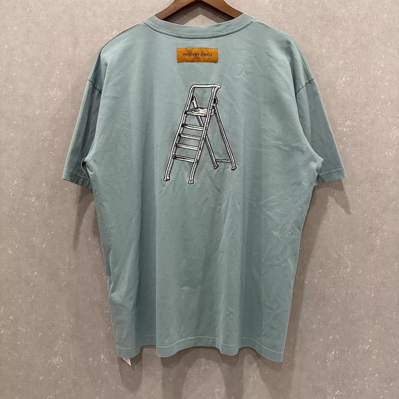 Louis Vuitton Louis Vuitton Hammer Tool Embroidery Haze Blue Short Sleeve Size US XXL / EU 58 / 5 - 2 Thumbnail