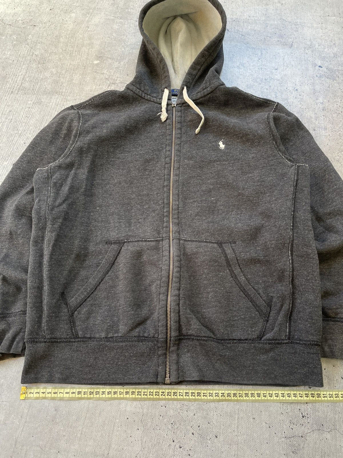 トップス Polo Ralph Lauren check zip hoodie y2k Ralph Lauren Sweatshirt Red Sewn Polo Jeans Vintage Ski