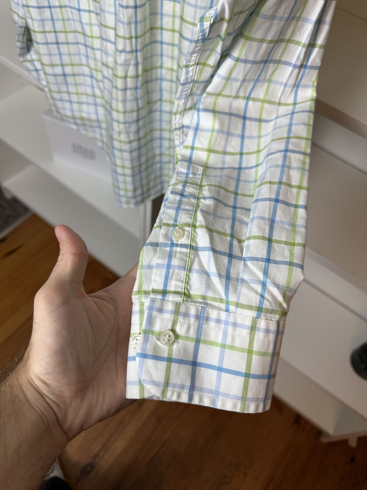 Burberry White tartan Burberry shirt Size US XL / EU 56 / 4 - 12 Thumbnail