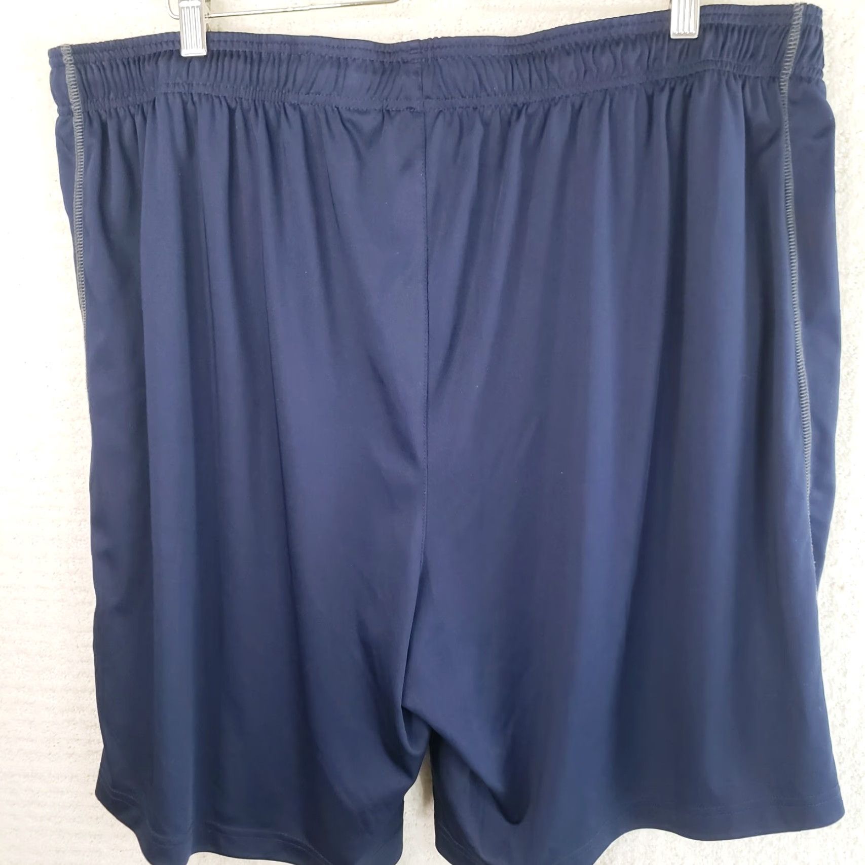 Vintage SB Tech Big & Tall Cool Play Athletic Shorts Men 3XL Navy Blue Elastic Waist New Size US 39 - 6 Thumbnail