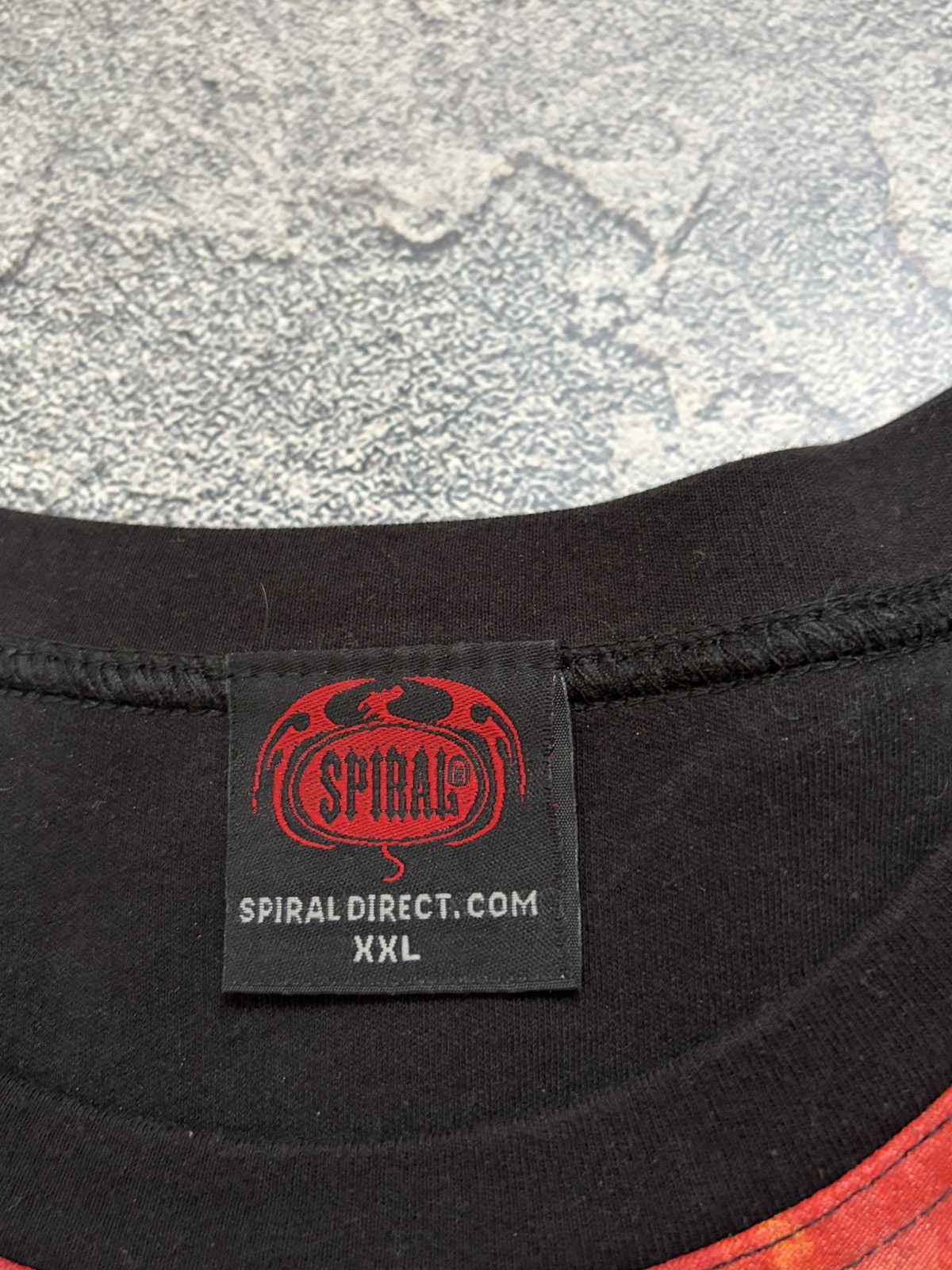 Vintage Spiral Direct Grim Reaper Fire Gothic Horror Tee XXL Size US XXL / EU 58 / 5 - 3 Thumbnail