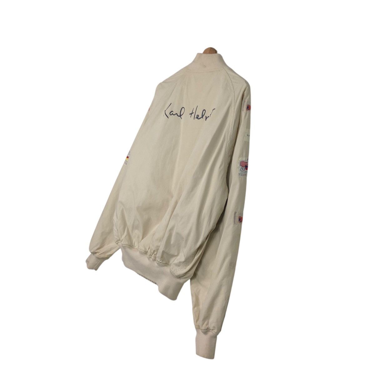 Japanese Brand 📌Vintage Bomber Jacket Karl Helmut Patches Issey Miyake Size US L / EU 52-54 / 3 - 11 Thumbnail