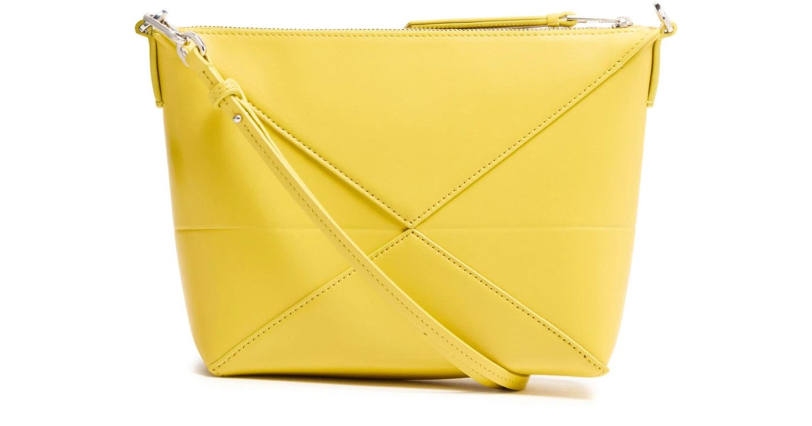 Loewe LOEWE Puzzle Fold $1750 Dandelion Leather Pouch Size ONE SIZE - 3 Thumbnail