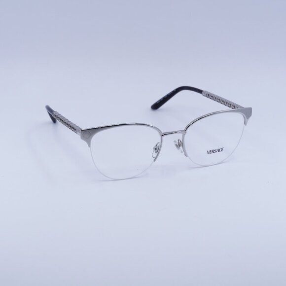 Versace 🕶️ New Versace VE1297 1000 Eyeglasses - Silver Frame Size ONE SIZE - 4 Thumbnail