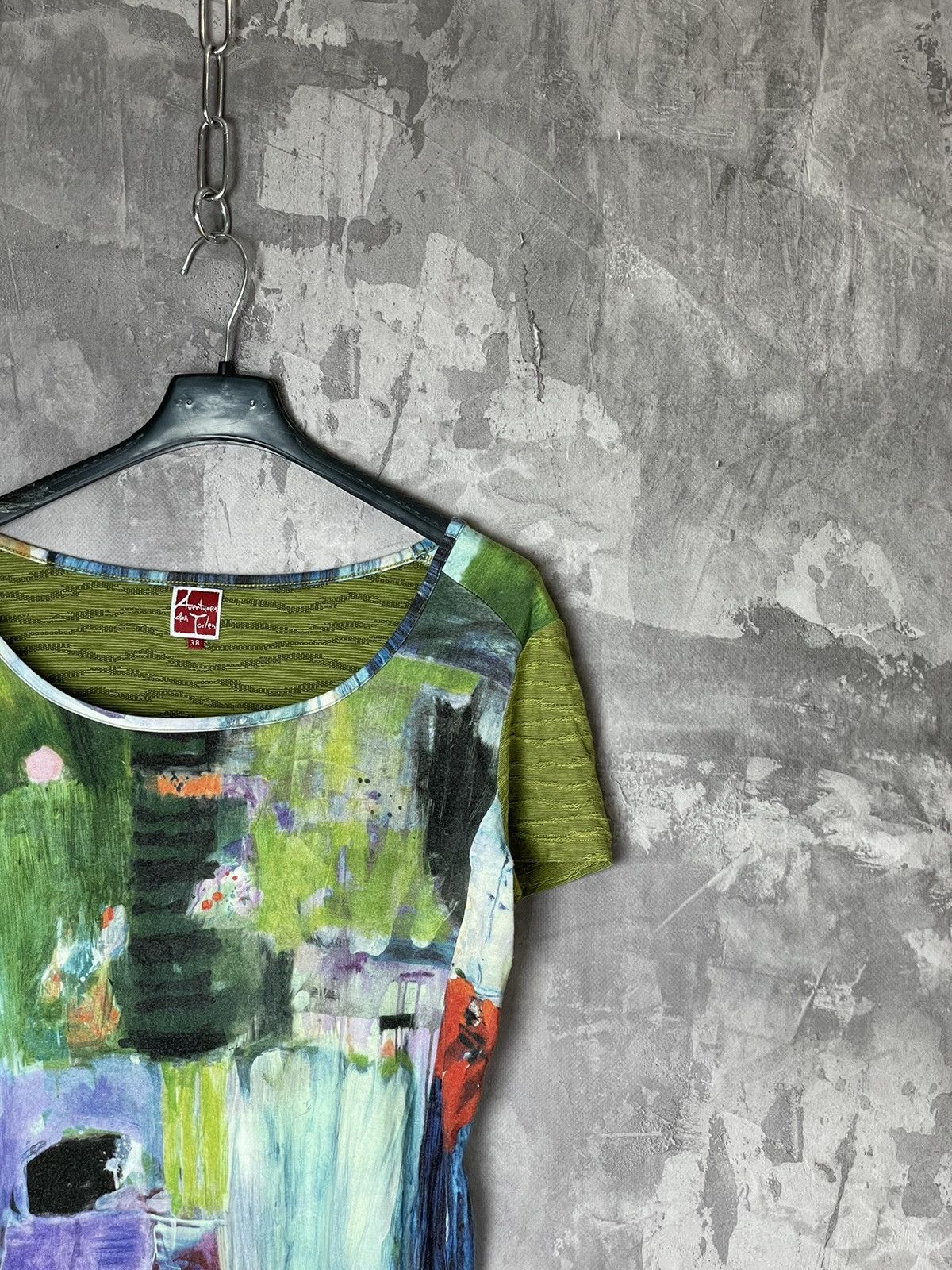 Japanese Brand Avant Garde Art Painting Multicolour JPG style Y2K T shirt Size M / US 6-8 / IT 42-44 - 3 Thumbnail