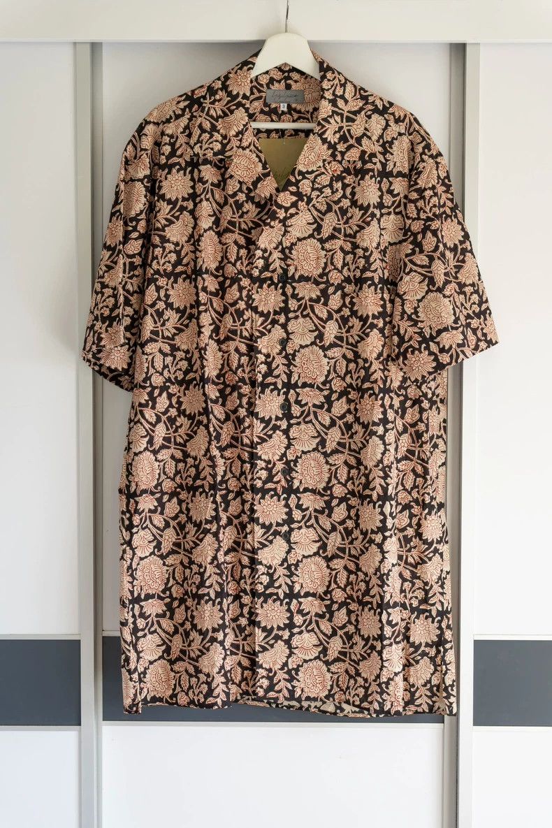 Yohji Yamamoto Floral Short Sleeve Shirt