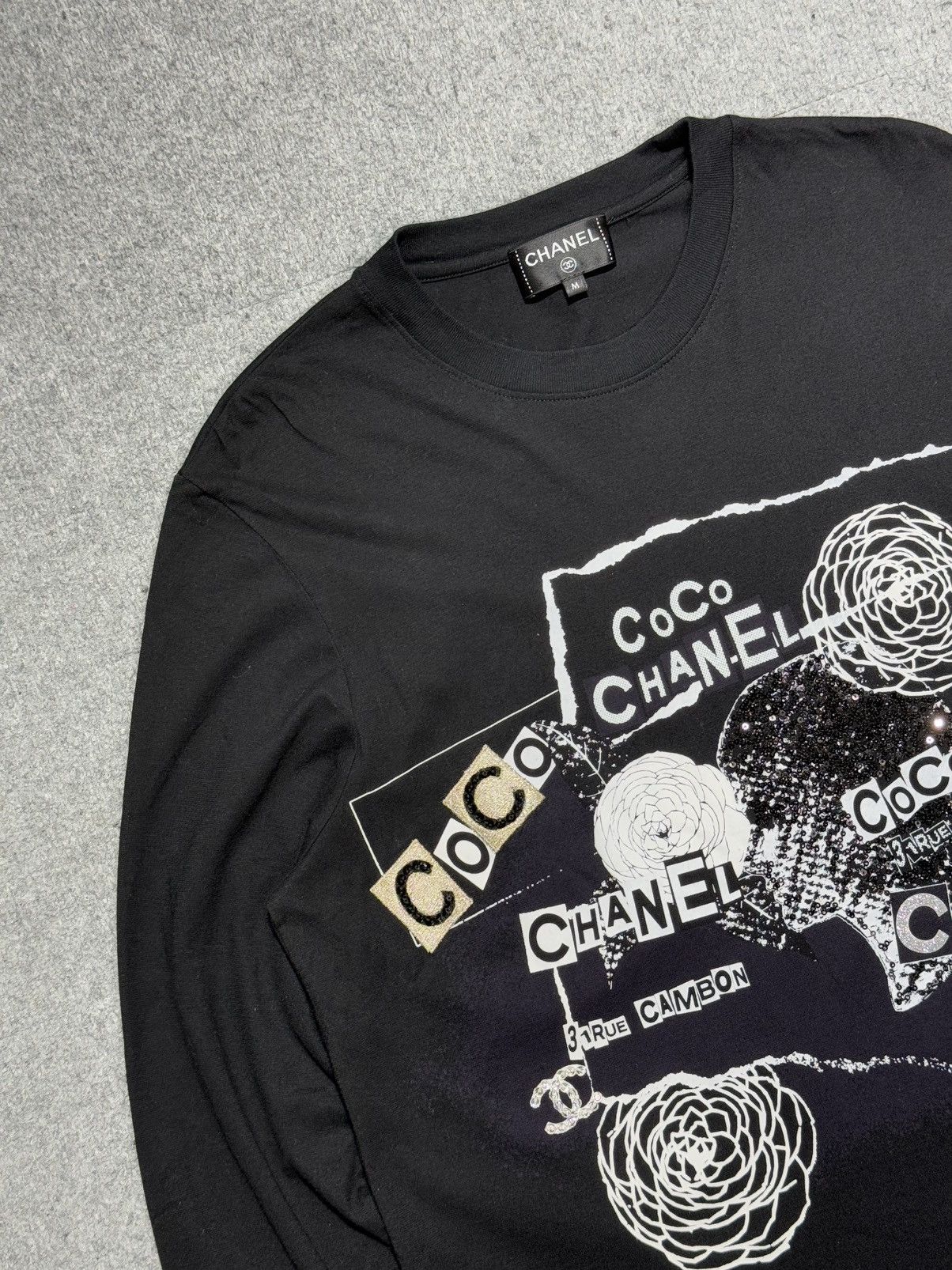 Chanel Coco Chanel - 20P Embellished Sweatshirt Size M / US 6-8 / IT 42-44 - 2 Thumbnail