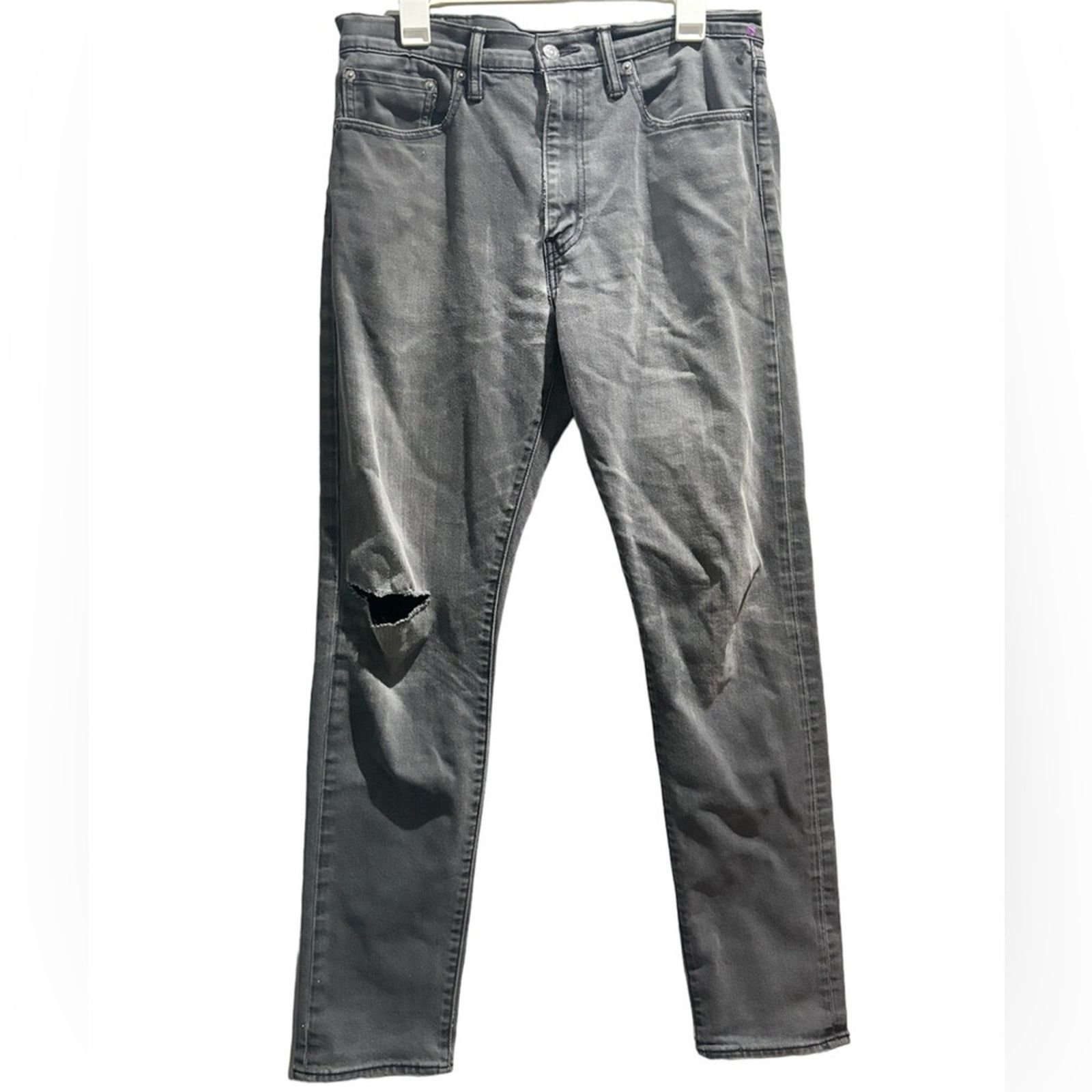 Levi's LEVI'S 522 Straight Jeans in Vintage Grey Wash Sz 33L 34W Size US 34 / EU 50 - 2 Thumbnail