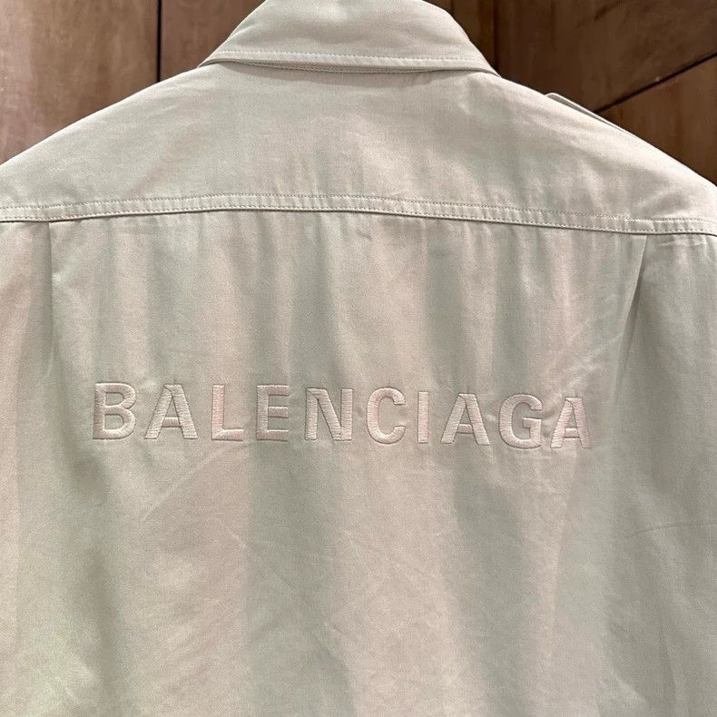 Balenciaga Balenciaga Tactical short-sleeved shirt with logo behind k Size US XXS / EU 40 - 4 Thumbnail