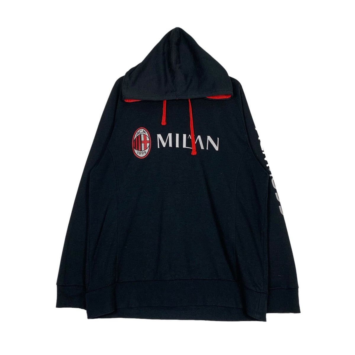 Vintage AC MILAN Big Logo Pullover Hoodies Size 4L #0592-C28 Size US XL / EU 56 / 4 - 2 Thumbnail