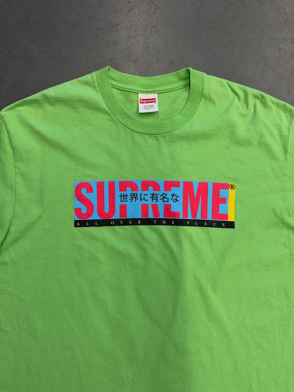 Supreme SS22 Supreme All Over Tee Size US L / EU 52-54 / 3 - 3 Thumbnail