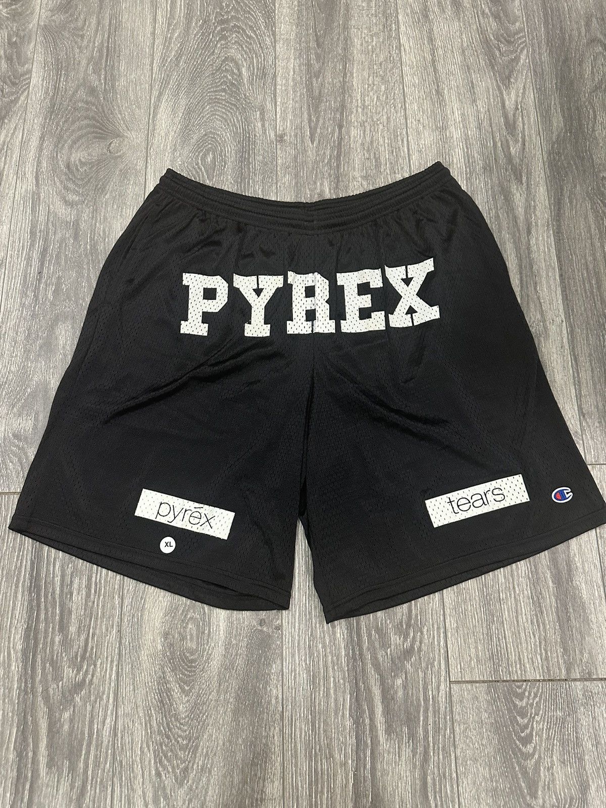 Pyrex Vision Denim Tears X Pyrex Shorts X Champion Shorts Sz Large | Grailed