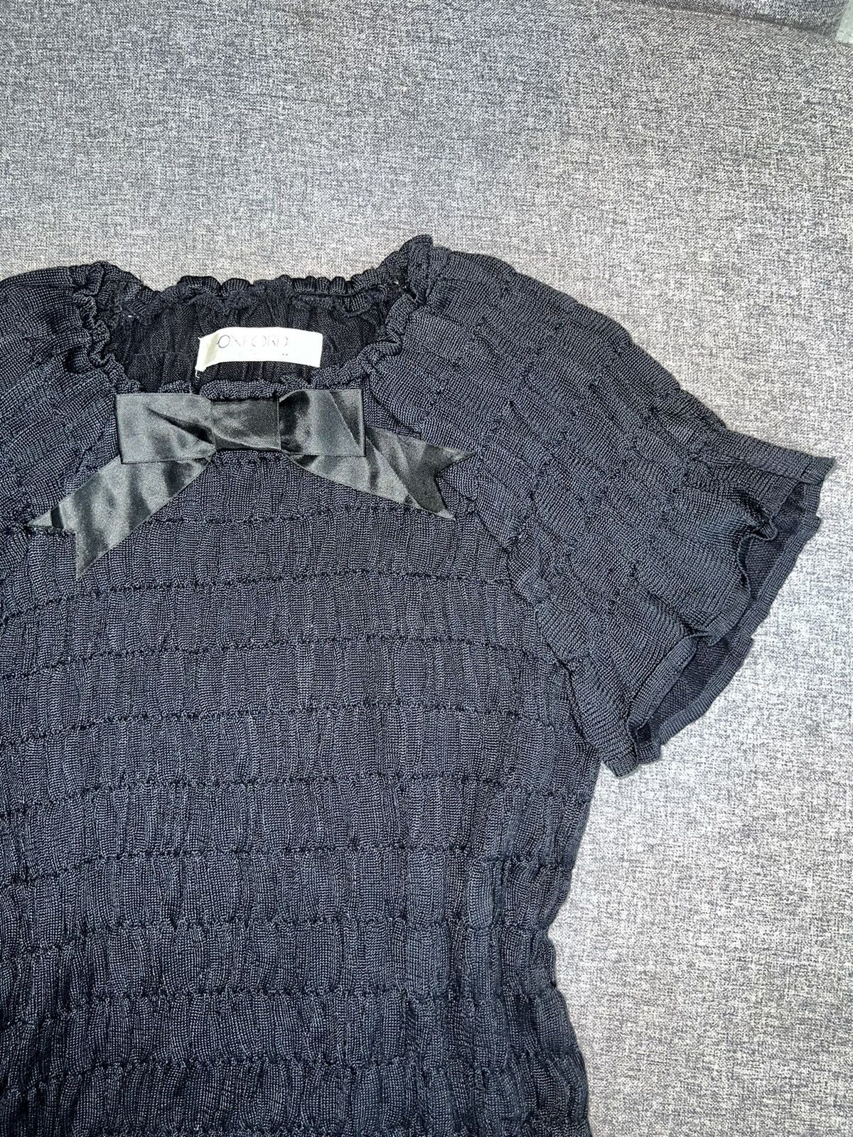 Miu Miu Big bow ruffled stretchy top 💖🎀 Size M / US 6-8 / IT 42-44 - 7 Thumbnail