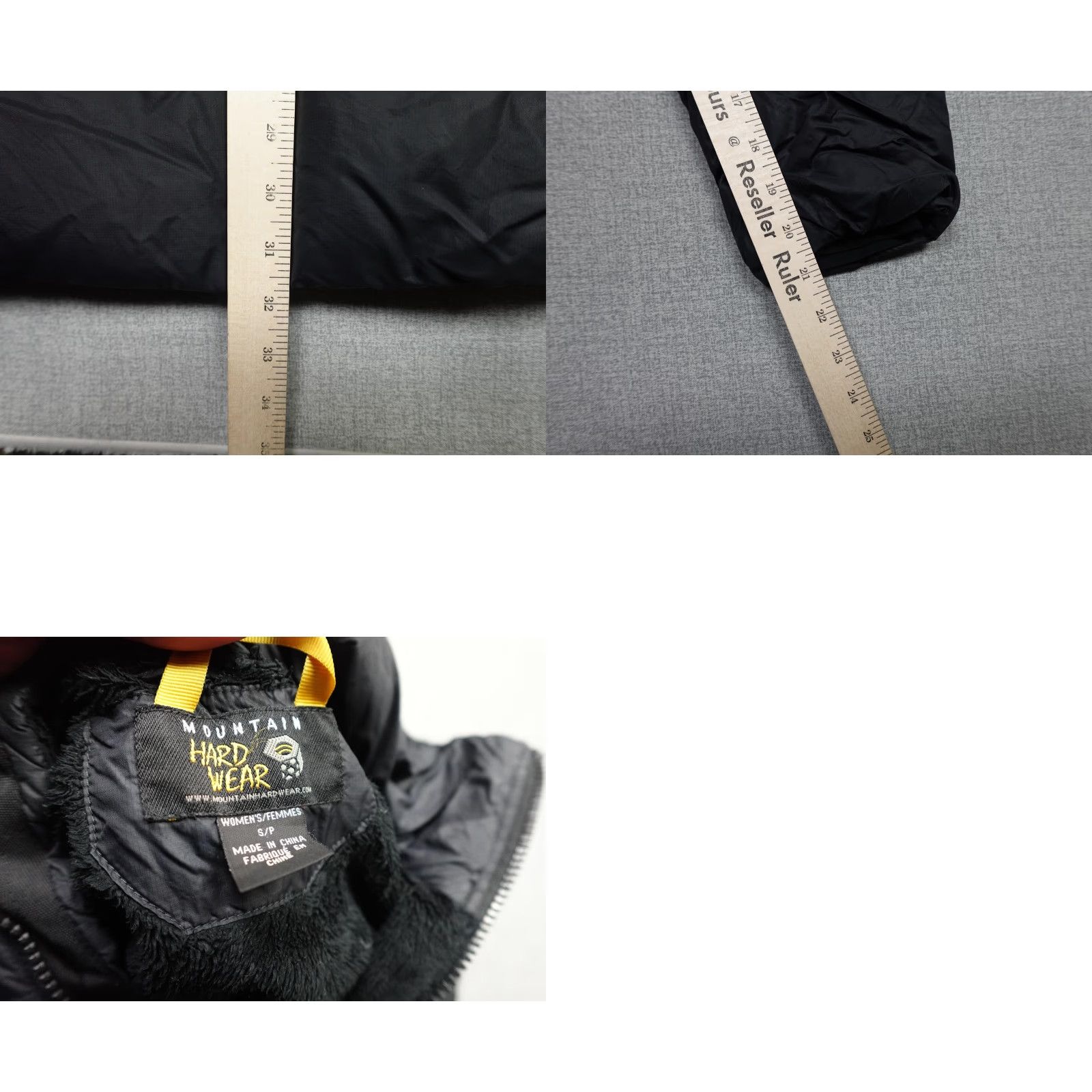Mountain Hardwear Mountain Hard Wear Parka Jacket Womens Small Black Long Quilted Faux Fur Hood Size S / US 4 / IT 40 - 8 Thumbnail