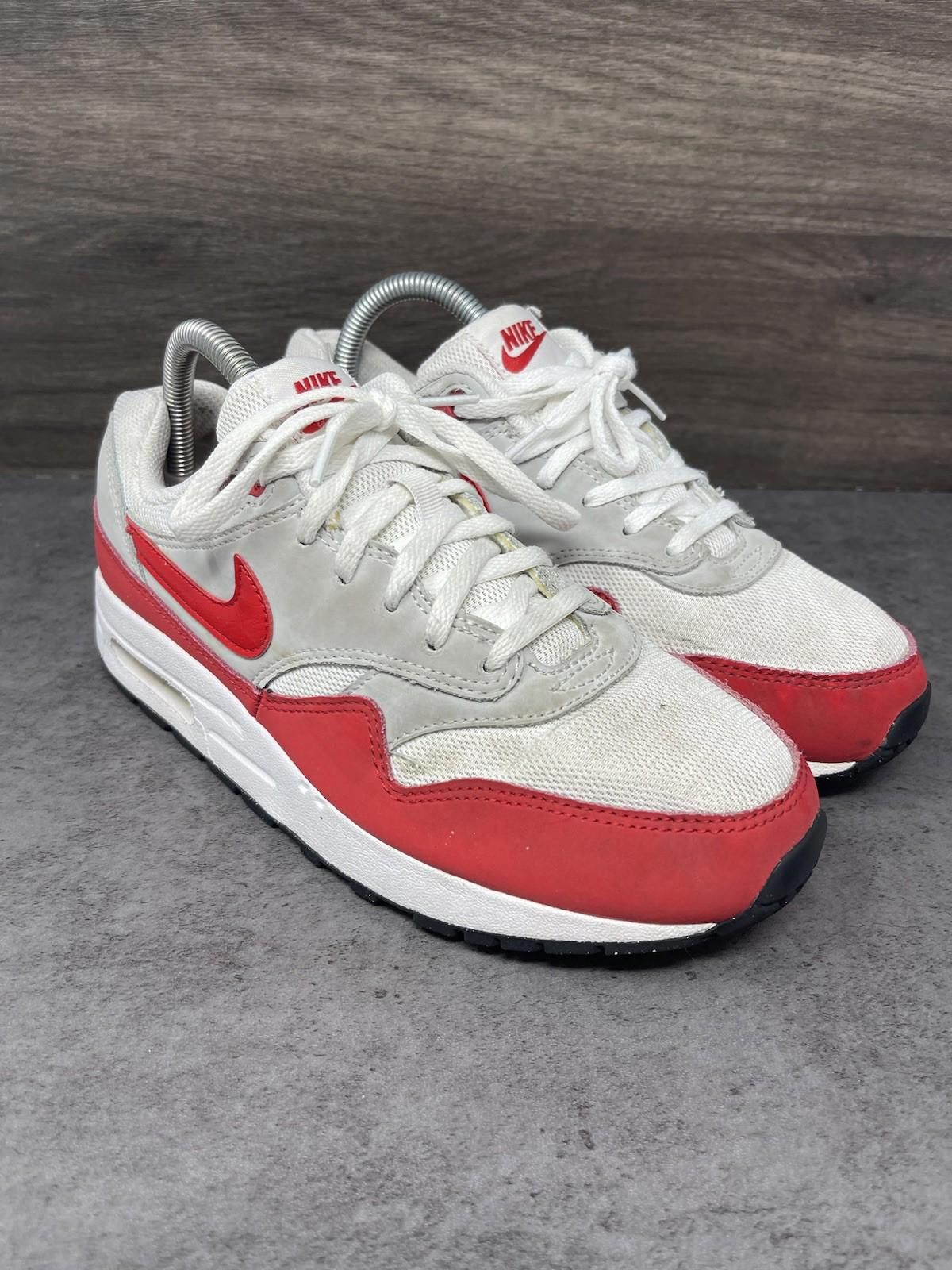 Nike Nike Air Max 1 Shoes Kids Size 6.5Y OG Red Sneakers Size US 6.5 / EU 39-40 - 4 Thumbnail