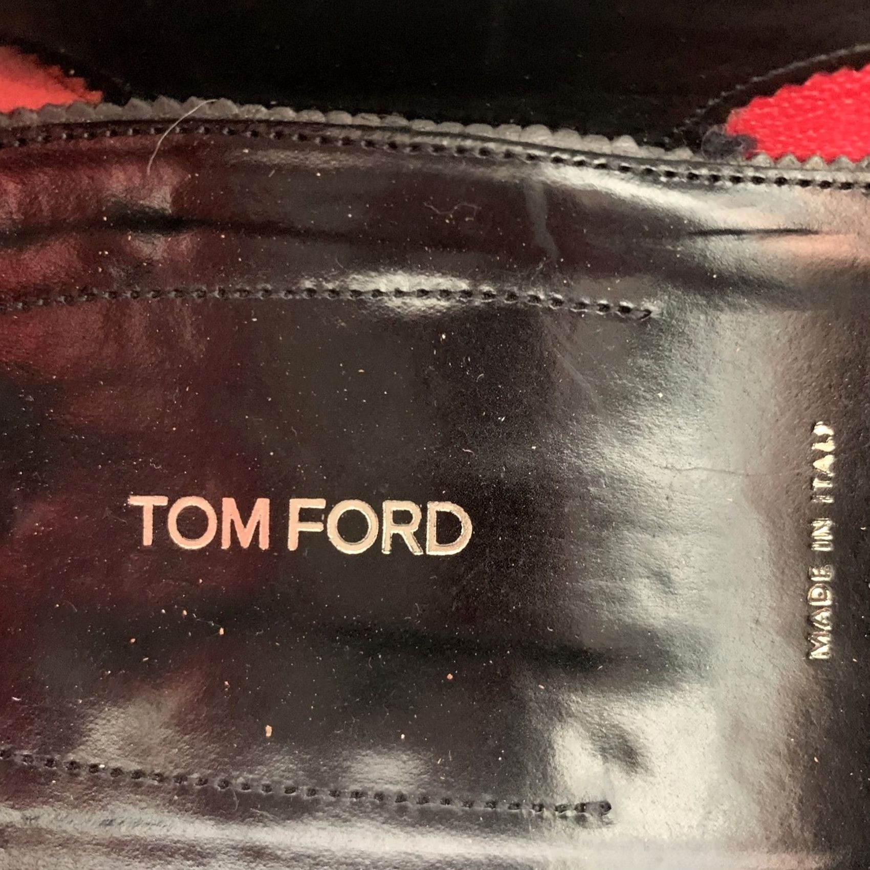 Tom Ford TOM FORD Slip On Mens Black Size Nero Patent Leather Grosgrain Trim Loafers Size US 11 / EU 44 - 7 Thumbnail