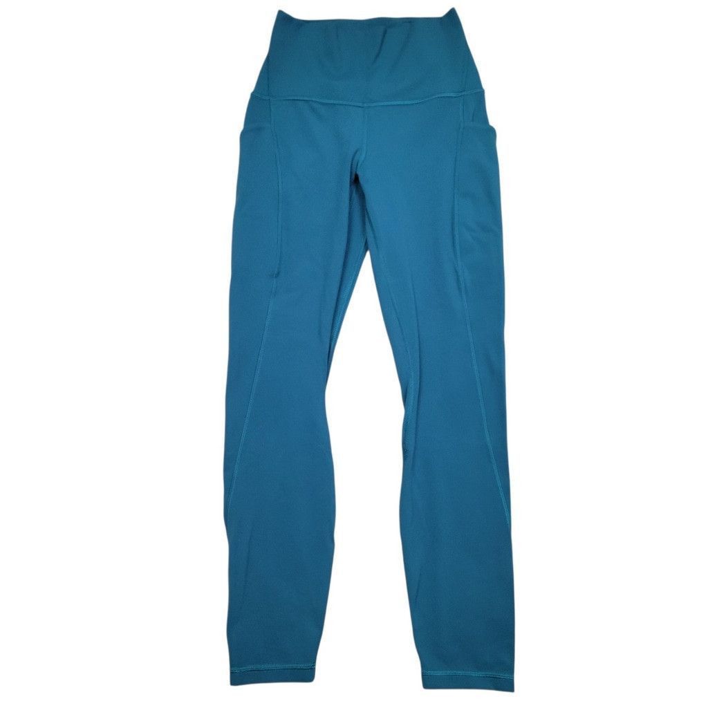 Lululemon LULULEMON Womens DOUBLE DAY Tight 28" Dark Uniform Blue Run Size 27" / US 4 / IT 40 - 2 Thumbnail