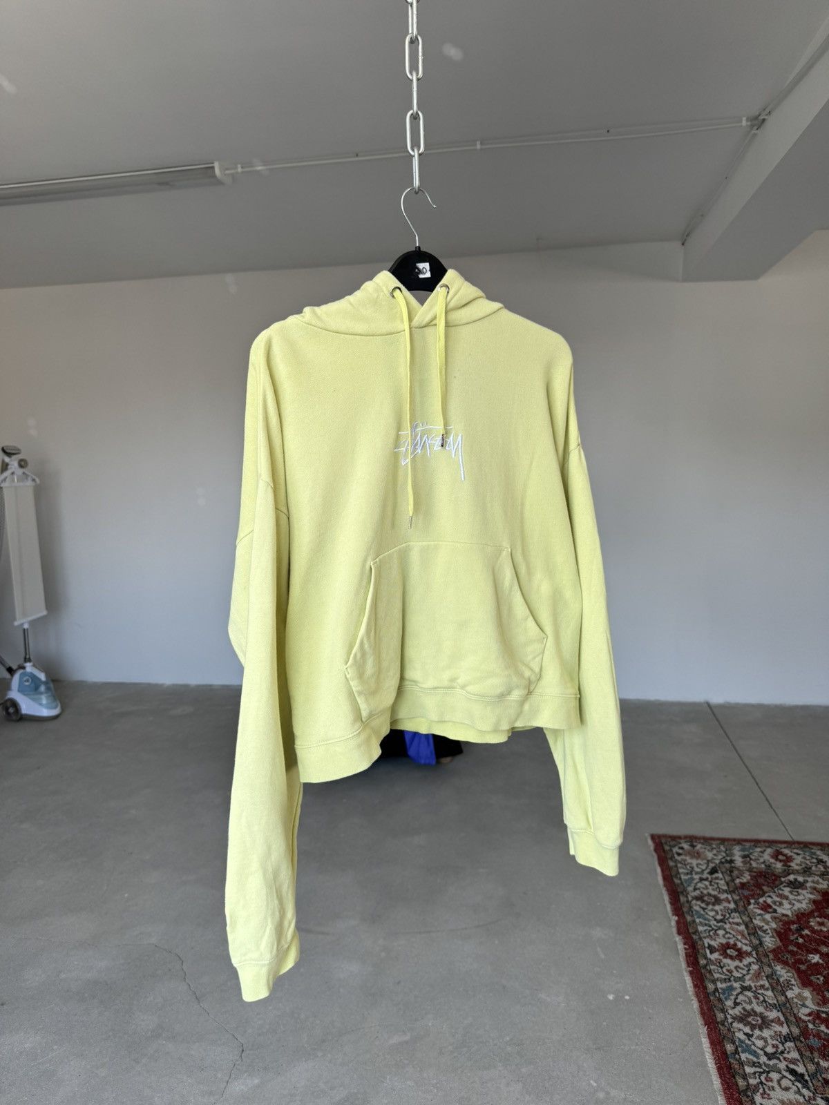 Stussy × Vintage Vintage Stussy Hoodie Yellow Size M / US 6-8 / IT 42-44 - 2 Thumbnail