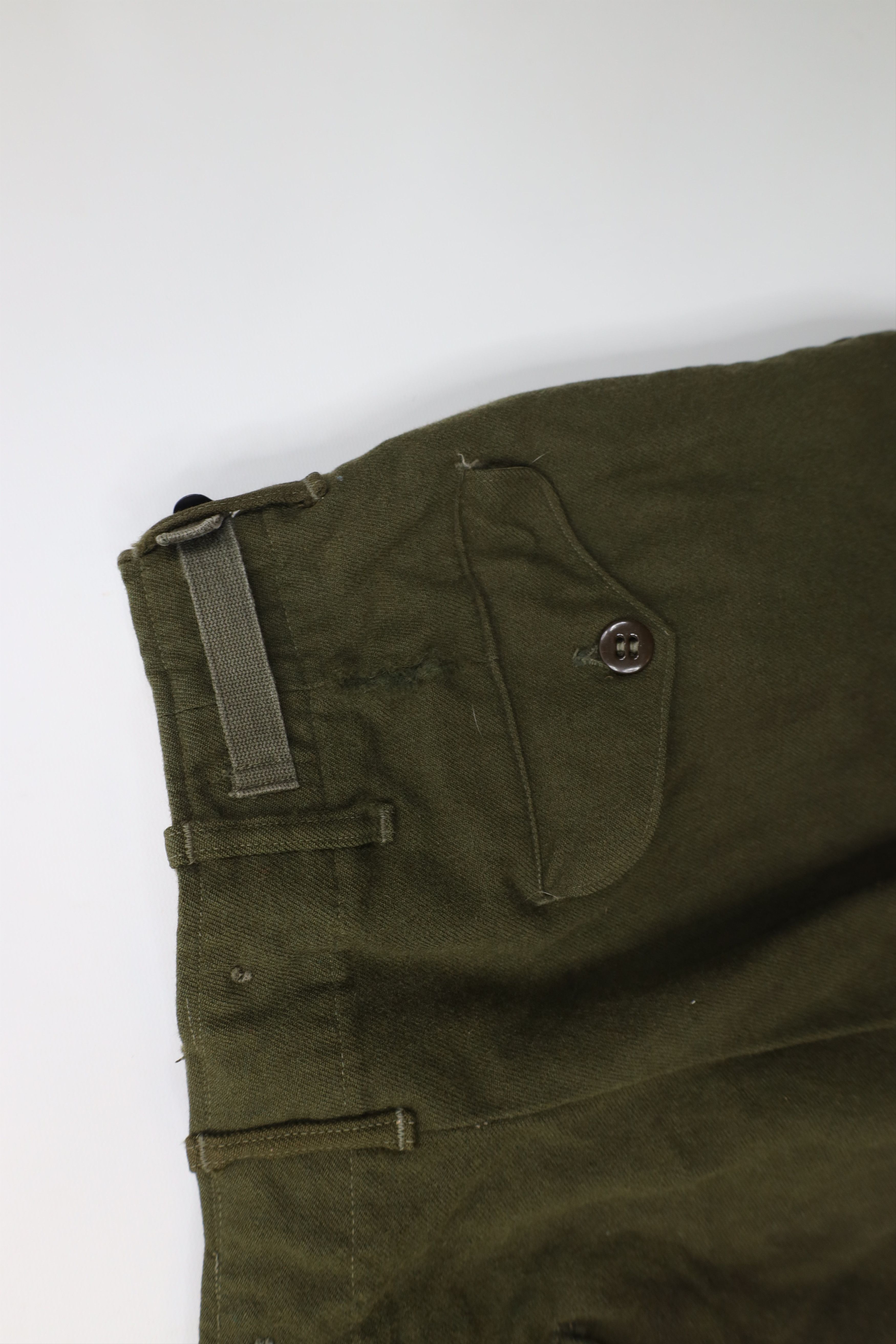 Vintage Vintage 50s Korean War USGI Wide Leg Field Trousers Pants Size US 32 / EU 48 - 17 Thumbnail