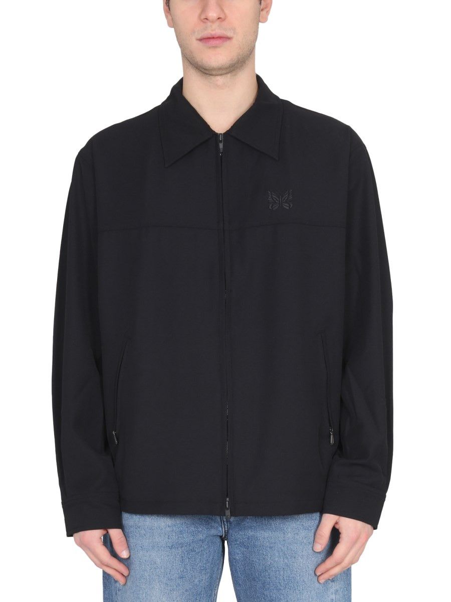 Needles o1y0225 Logo Jacket in Black Size US XL / EU 56 / 4 - 1 Thumbnail