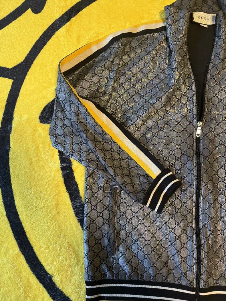 Gucci GucciSilver dazzling double G side striped zipper jacket 25 Size US XXS / EU 40 - 3 Thumbnail