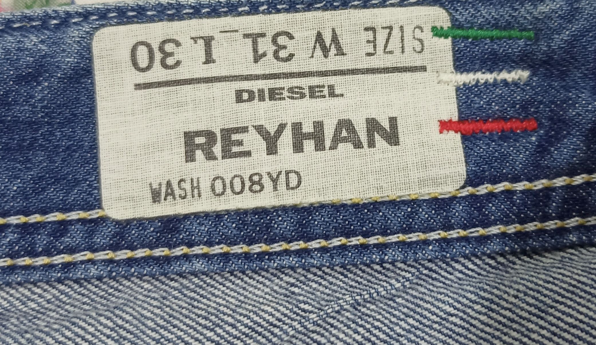Diesel DIESEL REYHAN DISTRESSED DENIM FLARE JEANS Size US 31 - 24 Thumbnail