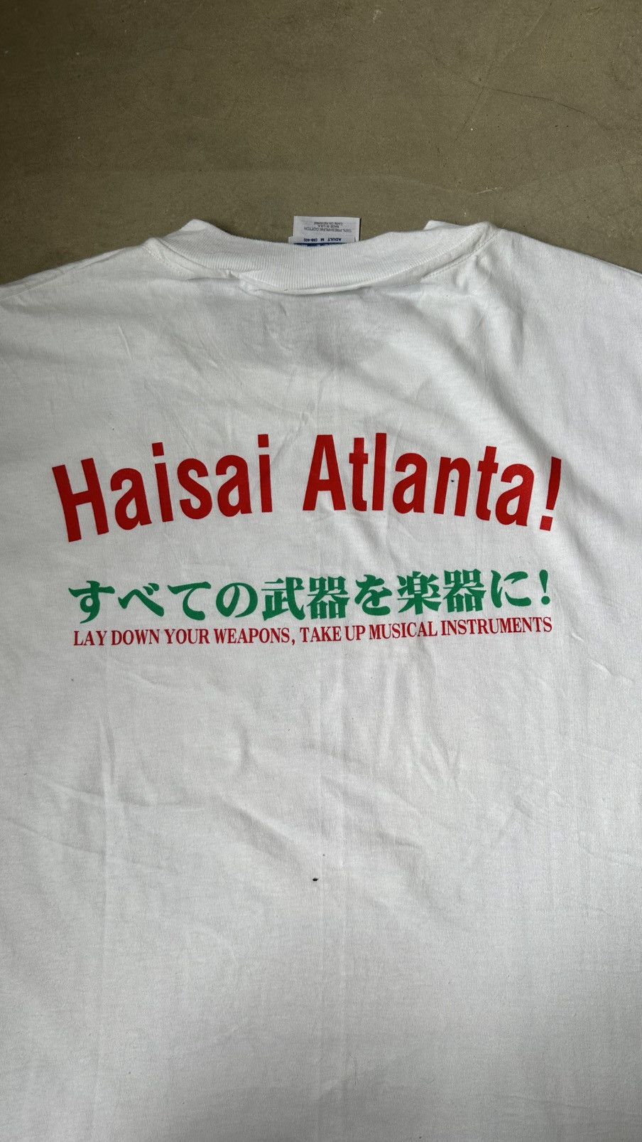 Vintage VINTAGE SHOUKICHI KINA & CHAMPLOOSE HAISAI ATLANTA TEE Size US M / EU 48-50 / 2 - 6 Thumbnail