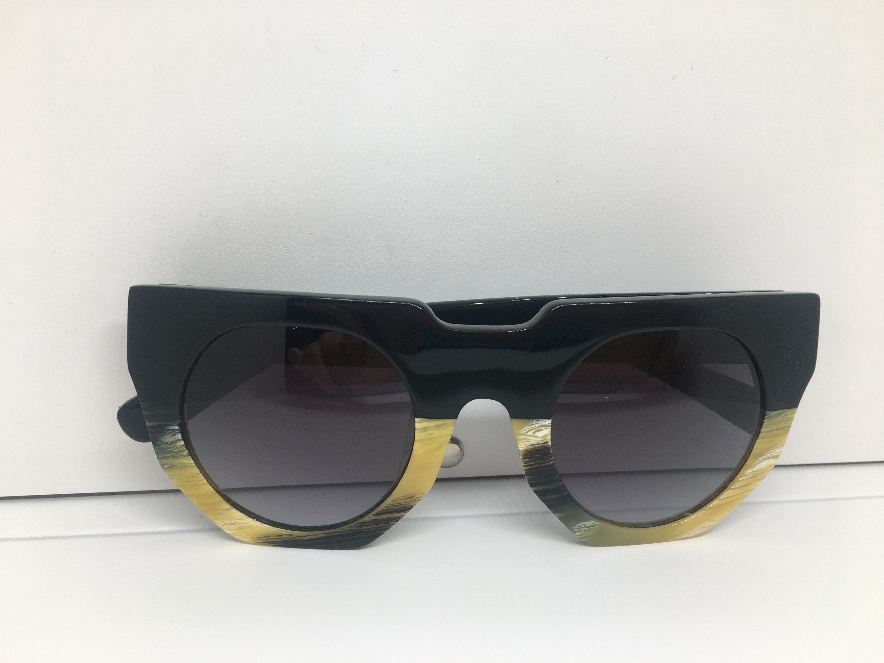 Other Handmade Acetate Oversize Chunky Sunglasses Frame Size ONE SIZE - 7 Thumbnail