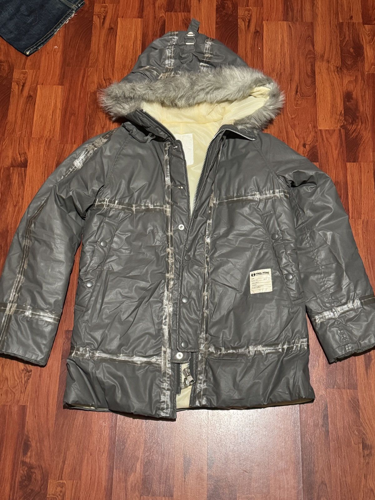 Final Home 2006 Issey Miyake Final Home Oversized Astro Fur Tape Parka Size US M / EU 48-50 / 2 - 1 Thumbnail